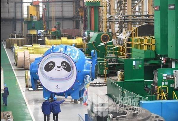 重165噸！哈電版“冰墩墩——豐寧抽水蓄能機組球閥